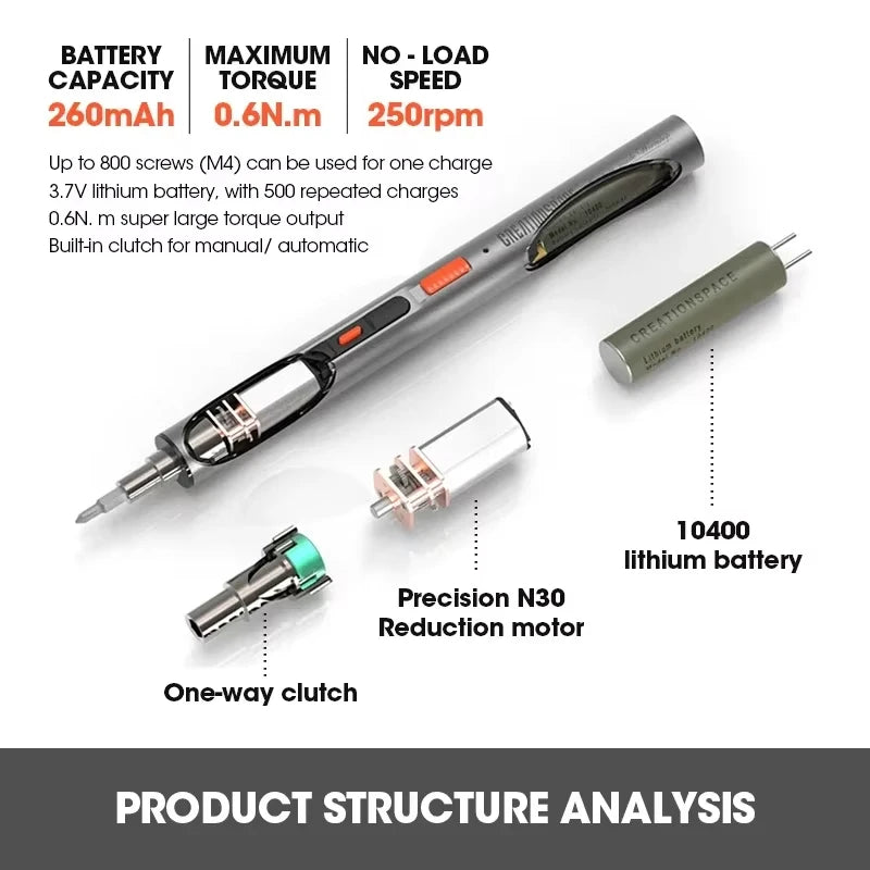 Destornillador de Taladro Eléctrico / CreationSpace CS0802A