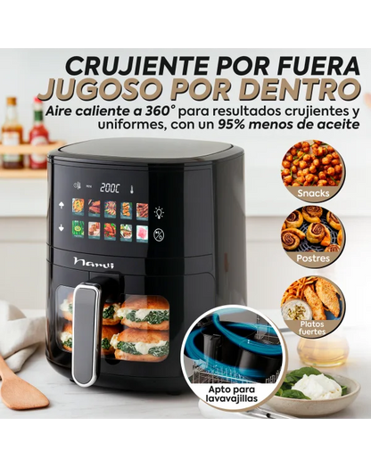 Air Fryer NARVI NF27 / 4.5La / 1400W Potencia.