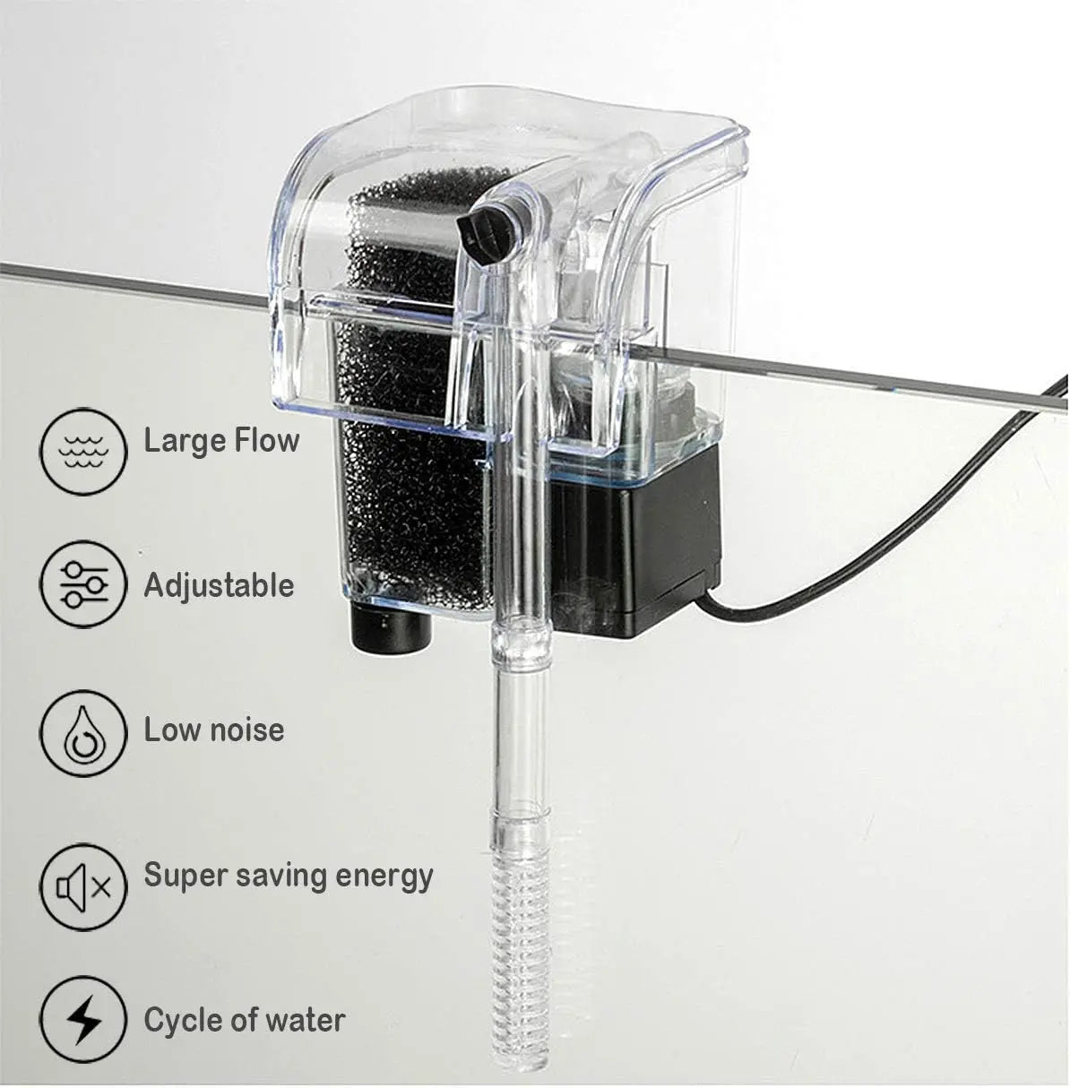 Filtro externo para acuario / 380 l/h, bps-6077.