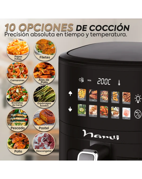 Air Fryer NARVI NF27 / 4.5La / 1400W Potencia.