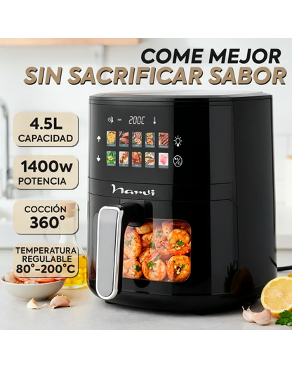 Air Fryer NARVI NF27 / 4.5La / 1400W Potencia.