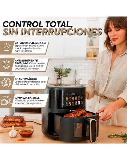 Air Fryer NARVI NF27 / 4.5La / 1400W Potencia.