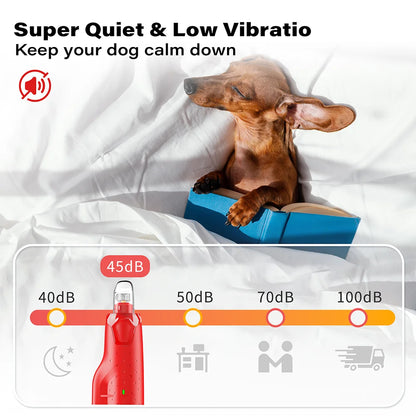 Amoladora de Uñas para Perros a Prueba de Polvo