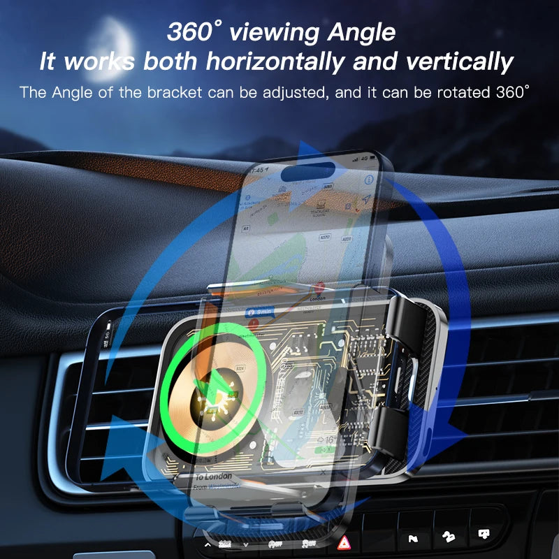 Soporte universal para Teléfono / Carga Inalámbrica para Coche
