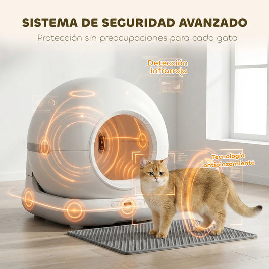 Pawhut / Caja de Arena Auto limpiante automática para Gatos