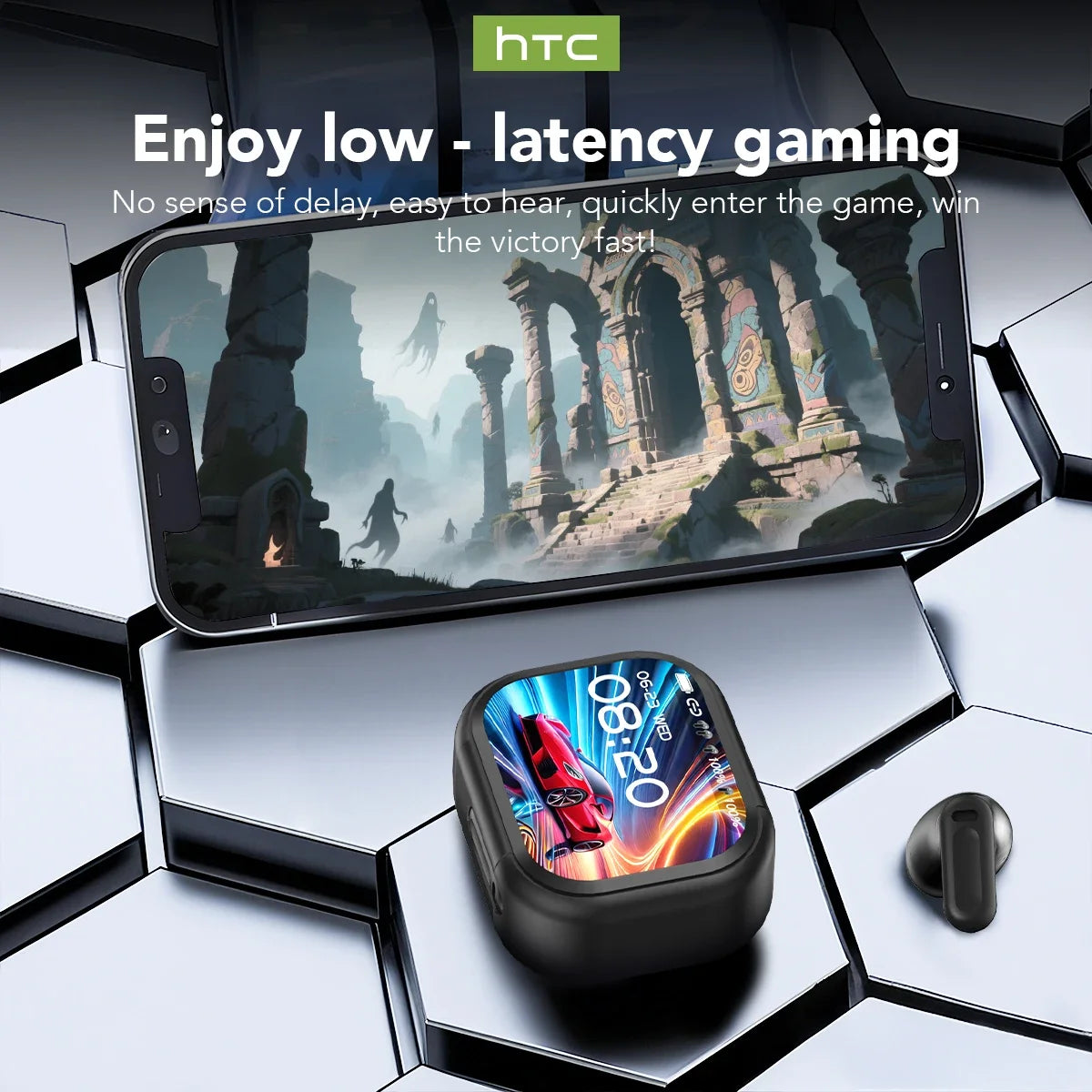 【HTC NE20】Bluetooth V6.0 / Traductor de Inteligencia Artificial (IA)