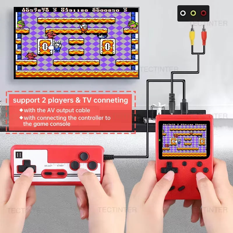 Consola Game Player 8 Bit Retro / 500 Juegos