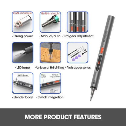 Destornillador de Taladro Eléctrico / CreationSpace CS0802A