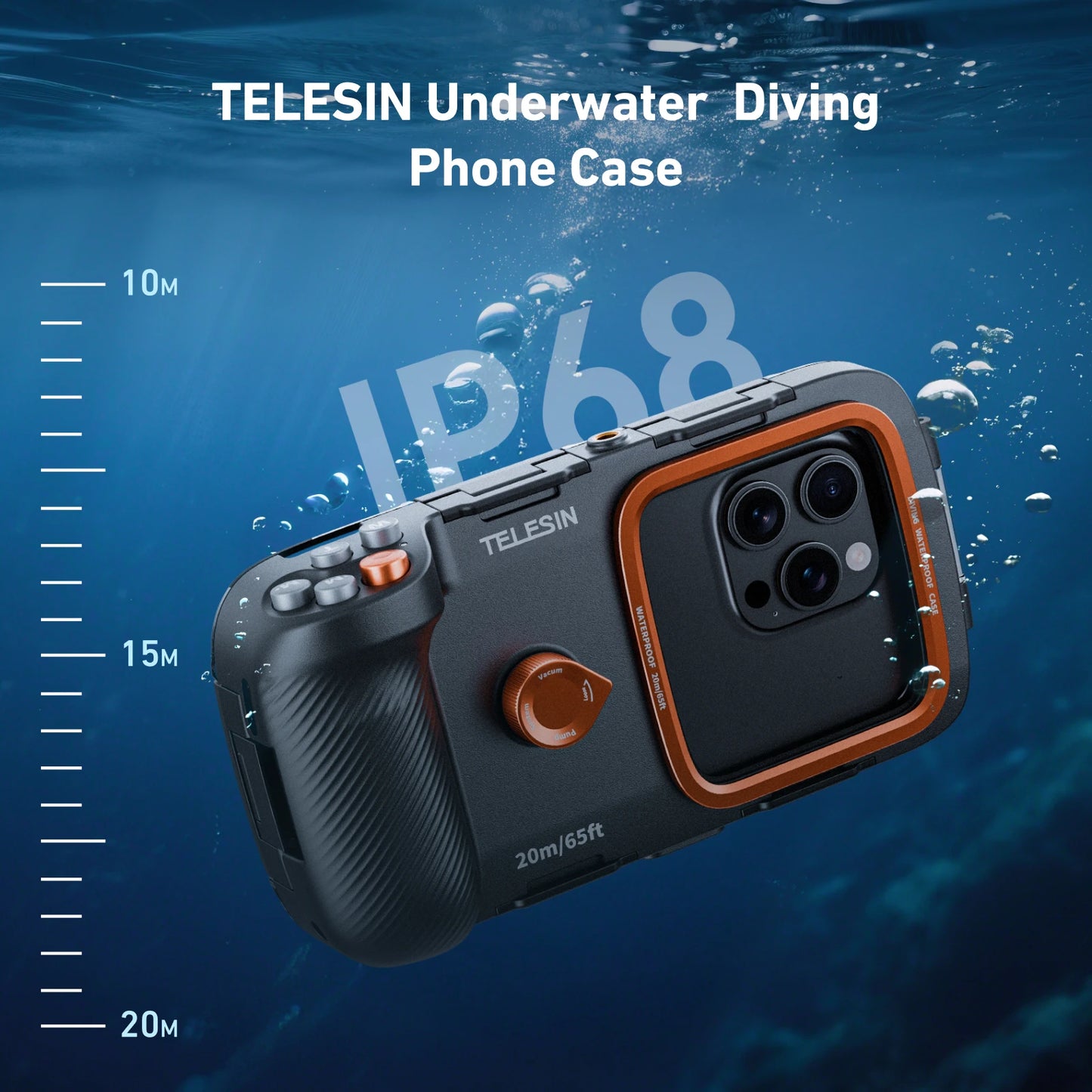 Funda Para Teléfono Sumergible / Buceo / IP68 Certificado.