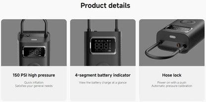 Compresor de aire portátil Xiaomi MJ 2/2D/2PRO.