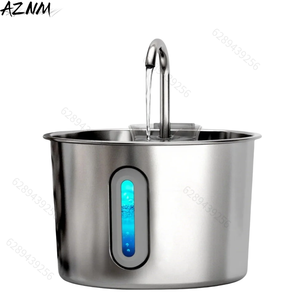Fuente de agua automática 2,2 Lt / Acero inoxidable