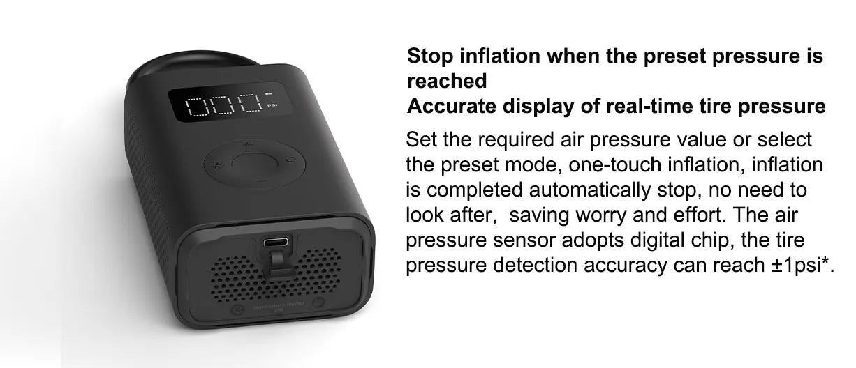 Compresor de aire portátil Xiaomi MJ 2/2D/2PRO.