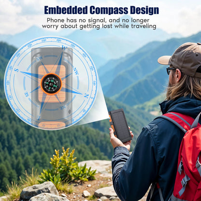 Power Bank 30000mAh Portable / Panel Solar.