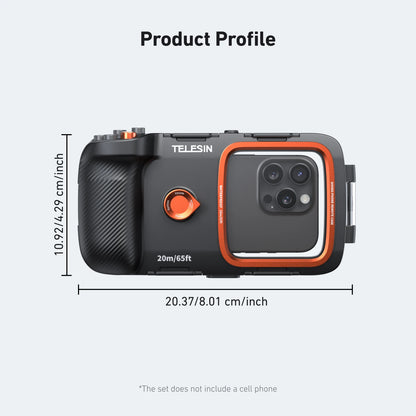 Funda Para Teléfono Sumergible / Buceo / IP68 Certificado.