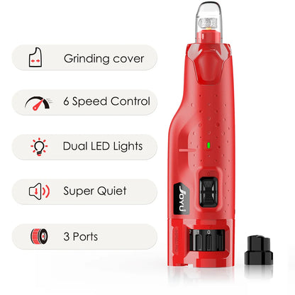 Amoladora de Uñas para Perros a Prueba de Polvo