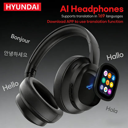 Auriculares Inalámbricos HYUNDAI X1PRO con Bluetooth 6.0 / Traductor +100 Idiomas.