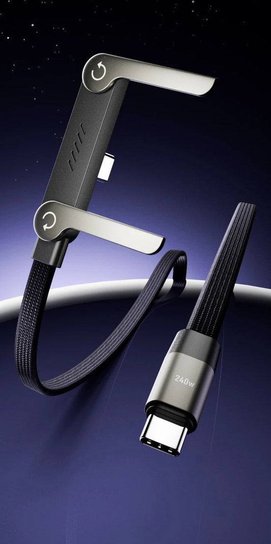 Cable Carga Rápida USB Tipo C a USB/ C / 2 en 1 de 240 W.